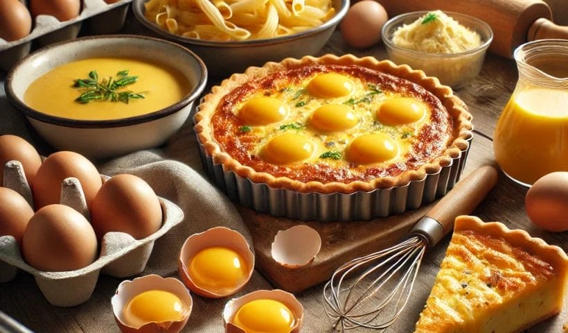 6 jaunes d'œufs recettes salées